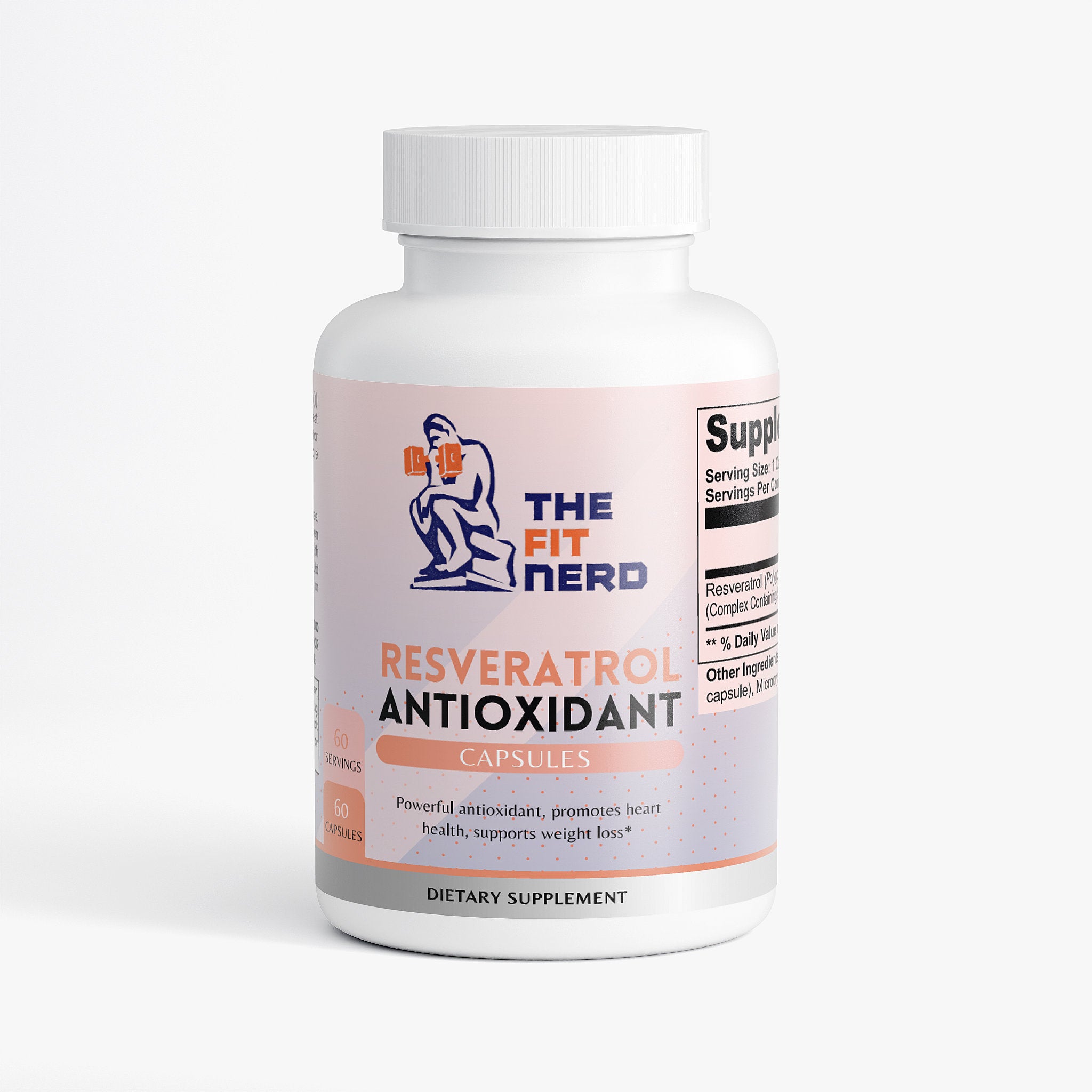 Resveratrol 50% 600mg antioxidant - The Fit Nerd