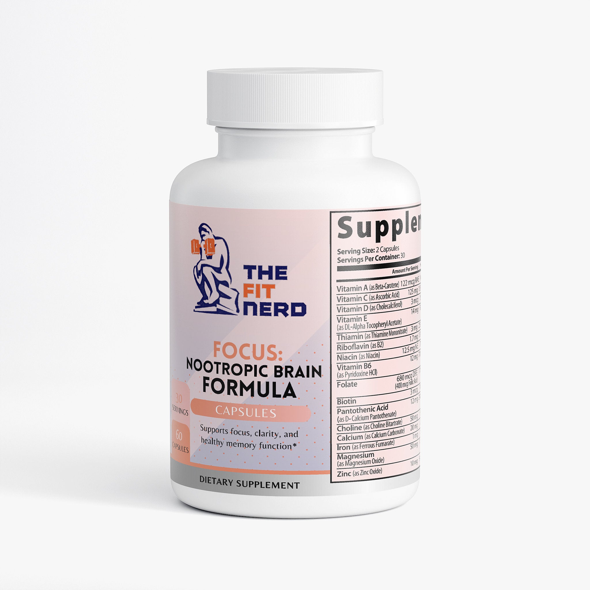 Nootropic Brain & Focus Formula - The Fit Nerd
