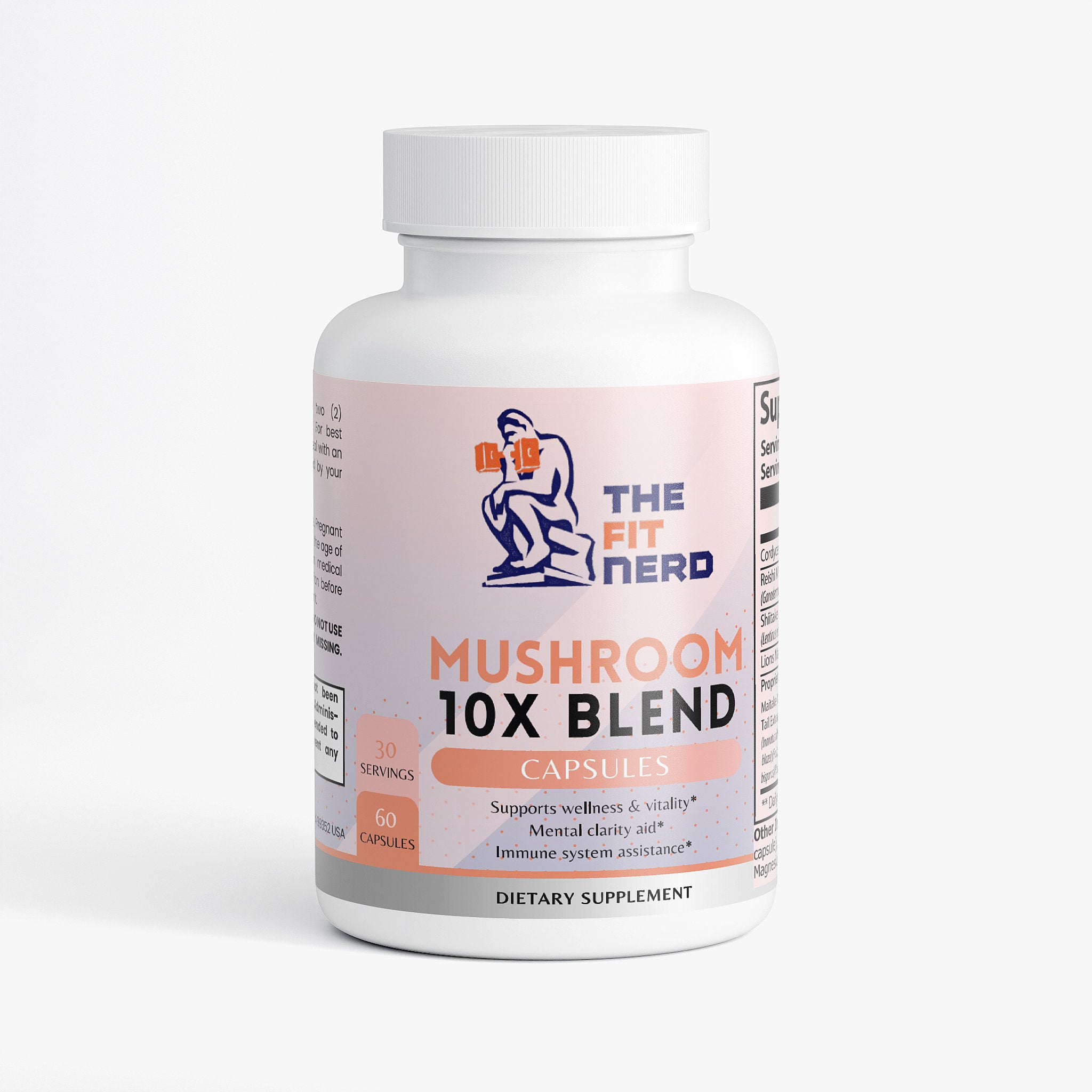 Mushroom Complex 10X functional mushroom blend - The Fit Nerd