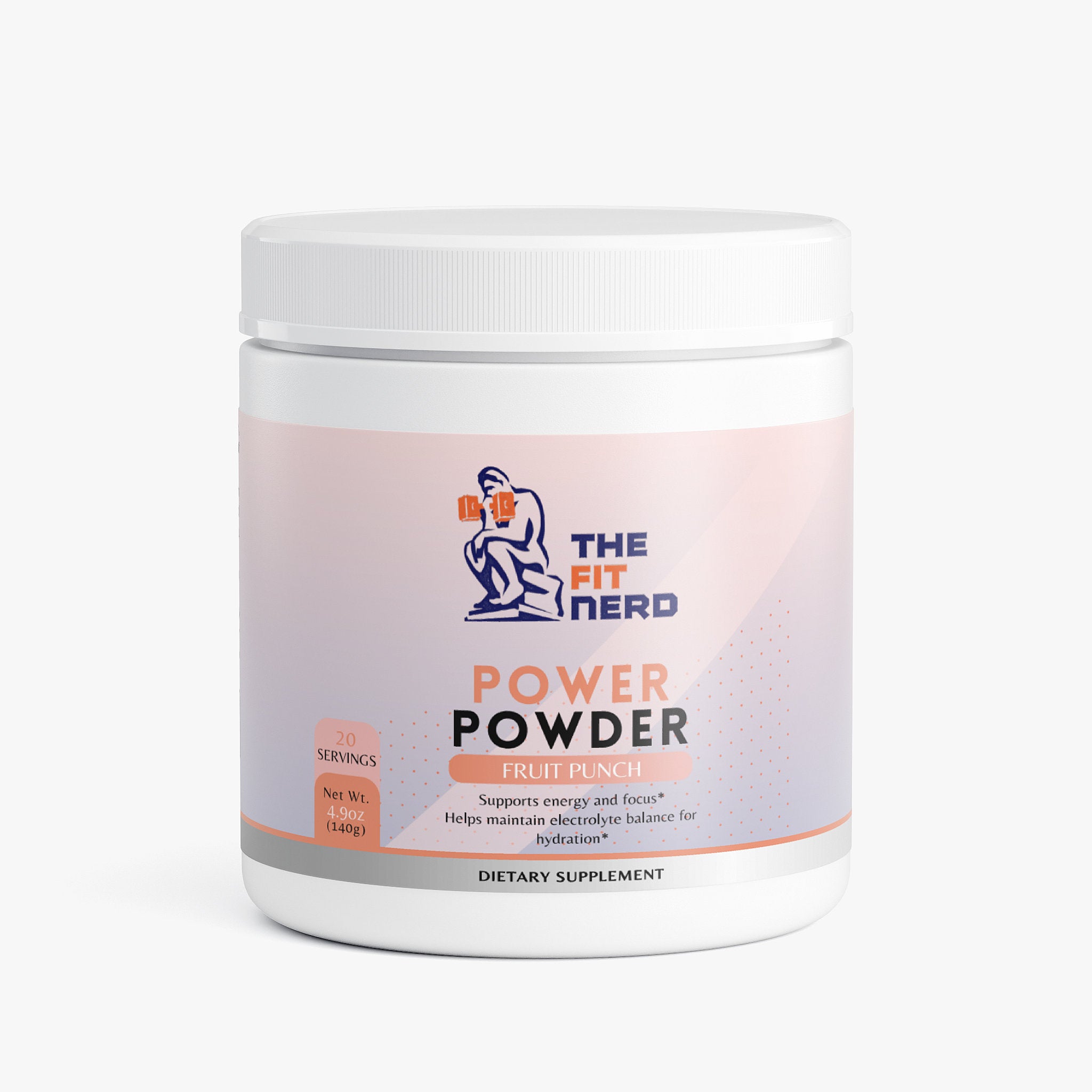 Energy Powder Fruit Punch pre-workout - The Fit Nerd