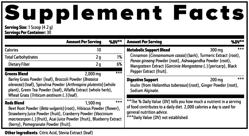 Superfood Greens Powder