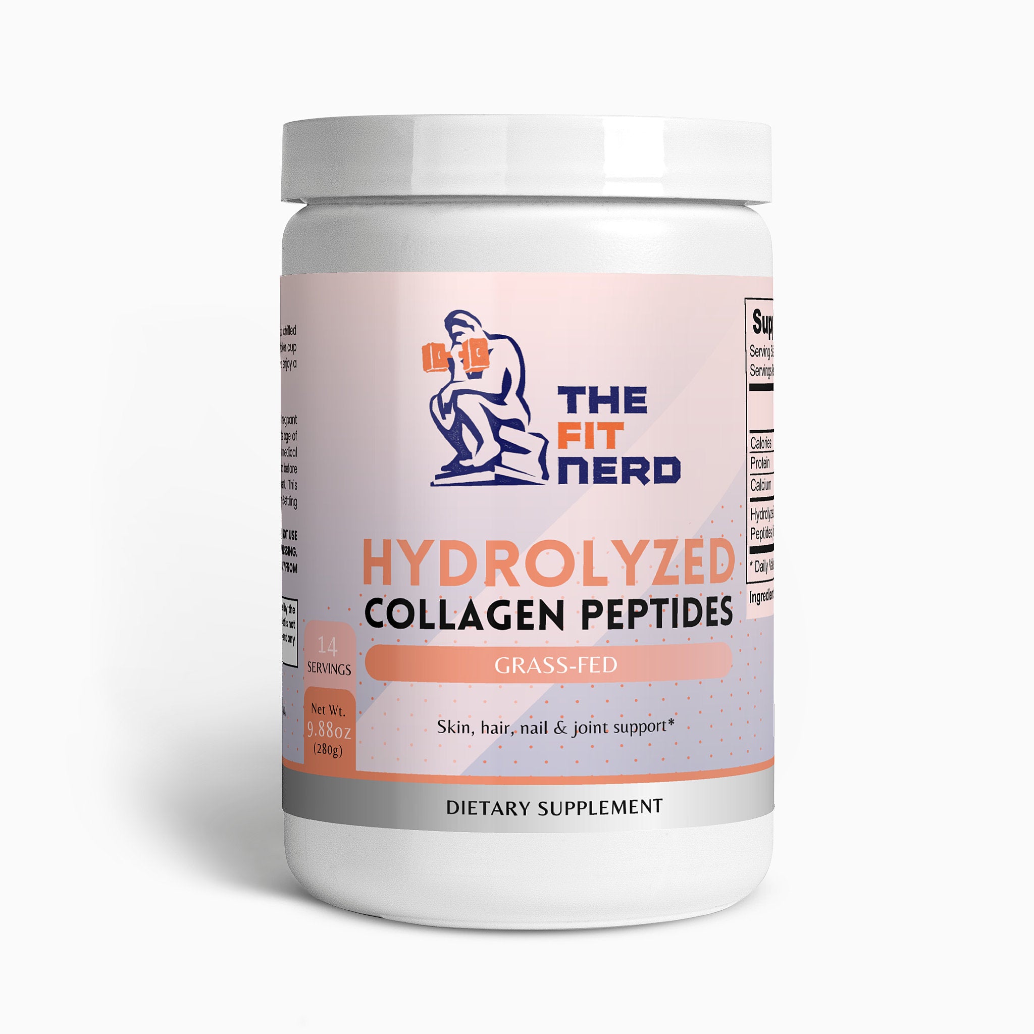 Grass-Fed Hydrolyzed Collagen Peptides - The Fit Nerd