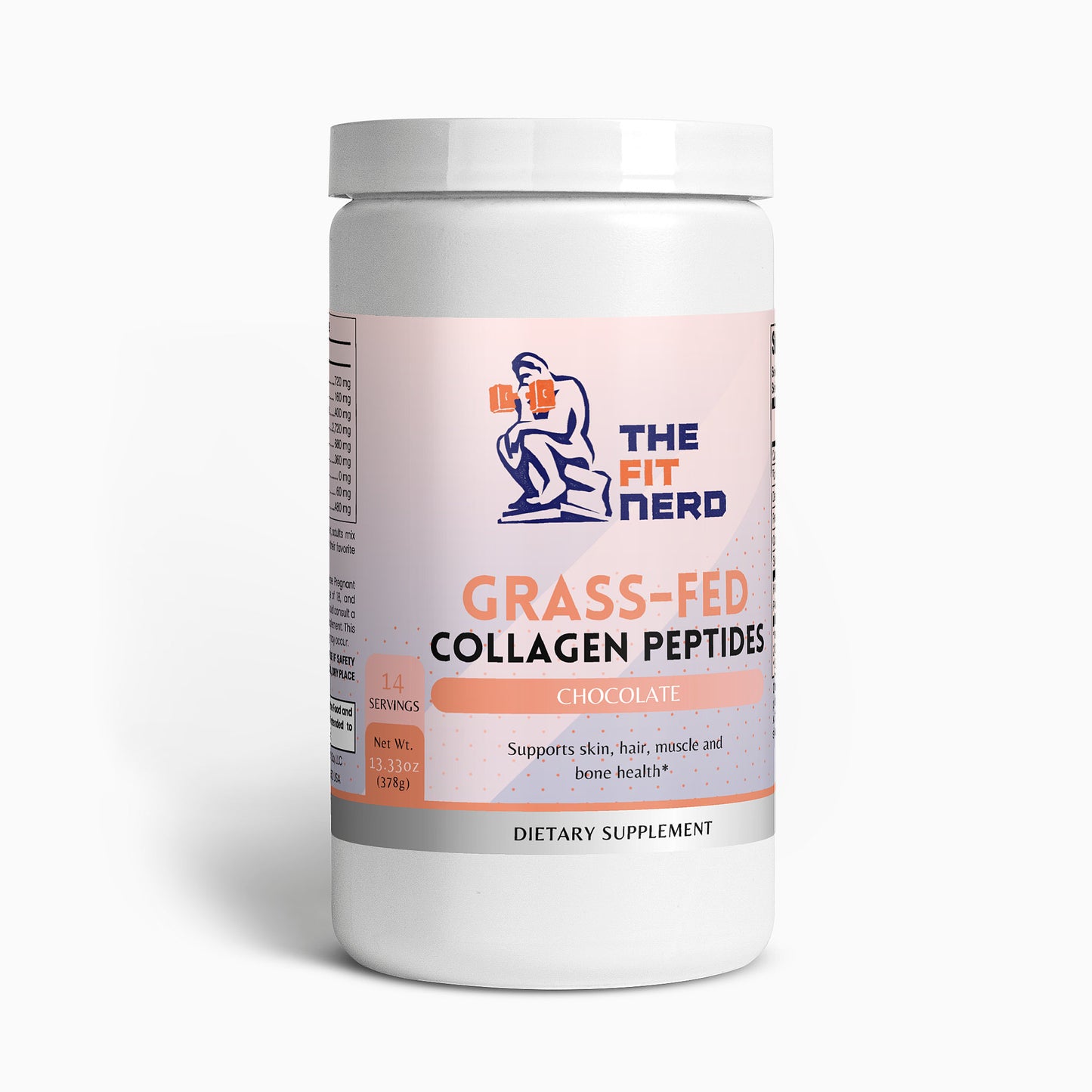 Grass-Fed Collagen Peptides Powder (Chocolate)
