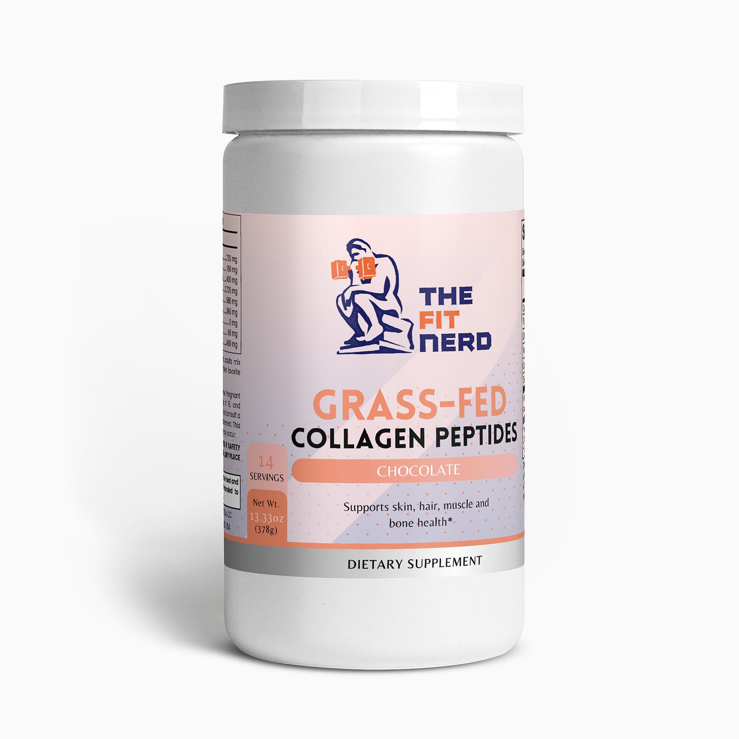Grass-Fed Collagen Peptides Powder (Chocolate)