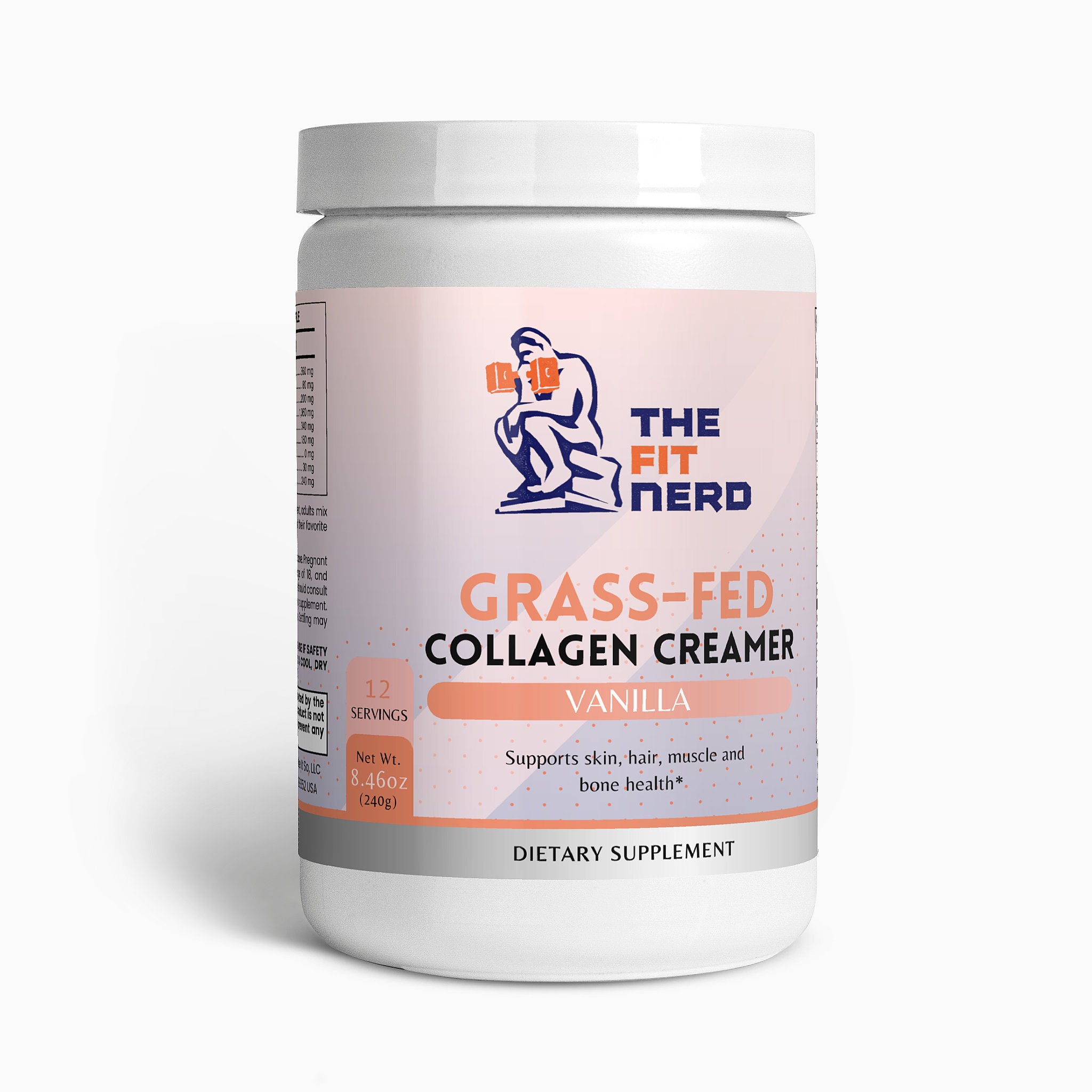Grass-Fed Collagen Creamer Vanilla - The Fit Nerd