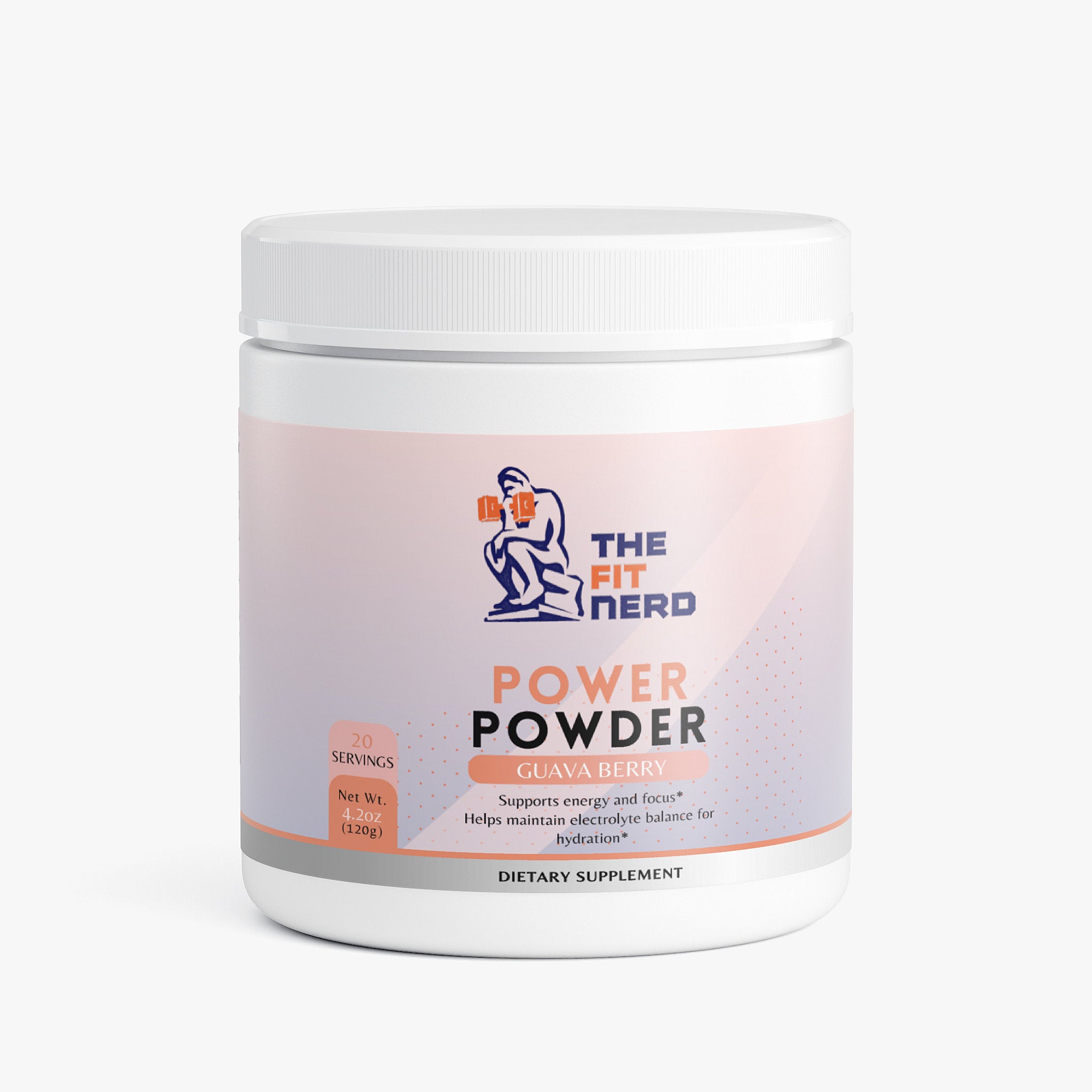 Energy Powder Guava Berry pre-workout - The Fit Nerd