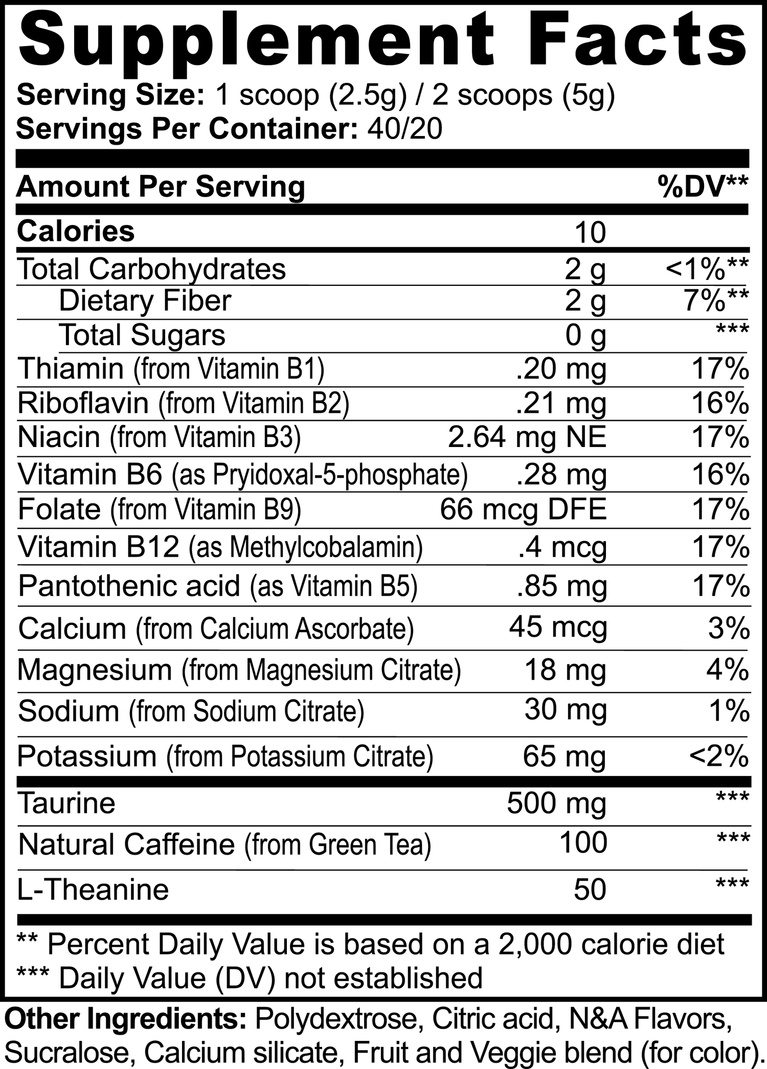 Energy Powder (Guava Berry)