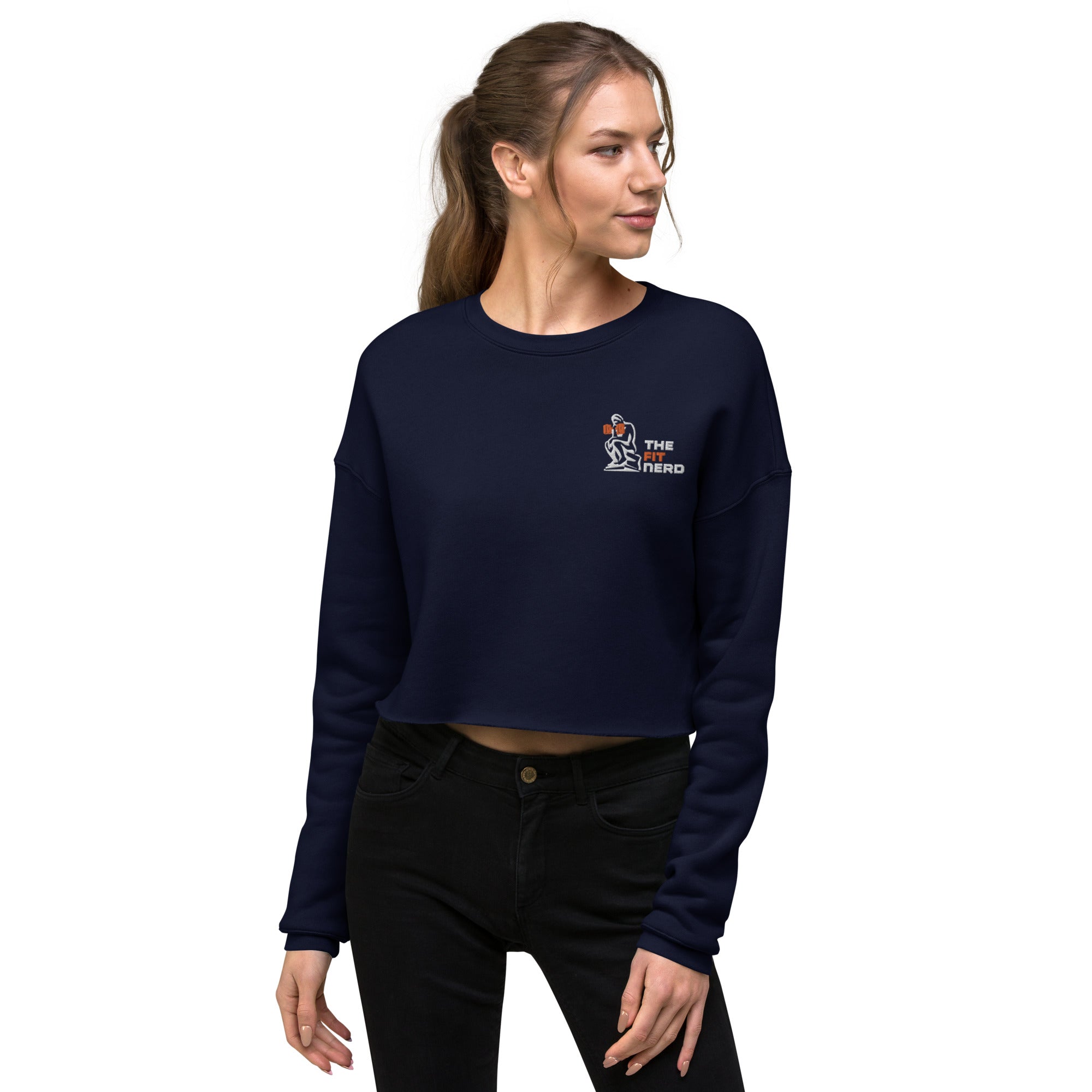 The Fit Nerd Crop Sweatshirt